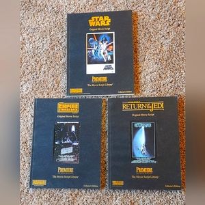3 Star Wars scripts:Star Wars, Return of the Jedi, and The Empire Strikes Back